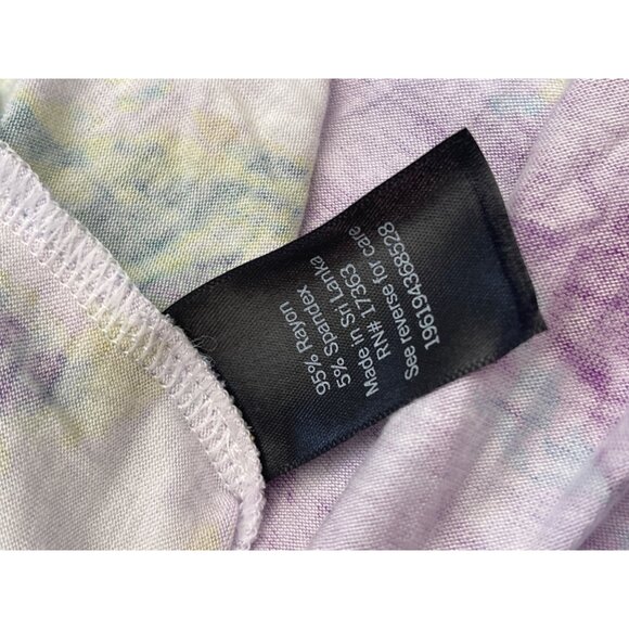 Simple Vera Women Short Sleeve Tie Dye T-Shirt Dress Size M - Picture 10 of 11